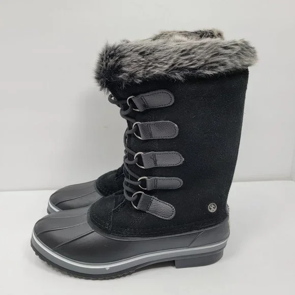Northside Katsura Womens Insulated Waterproof 3M Black Snow Boots US Size 10 NWT - Picture 4 of 12